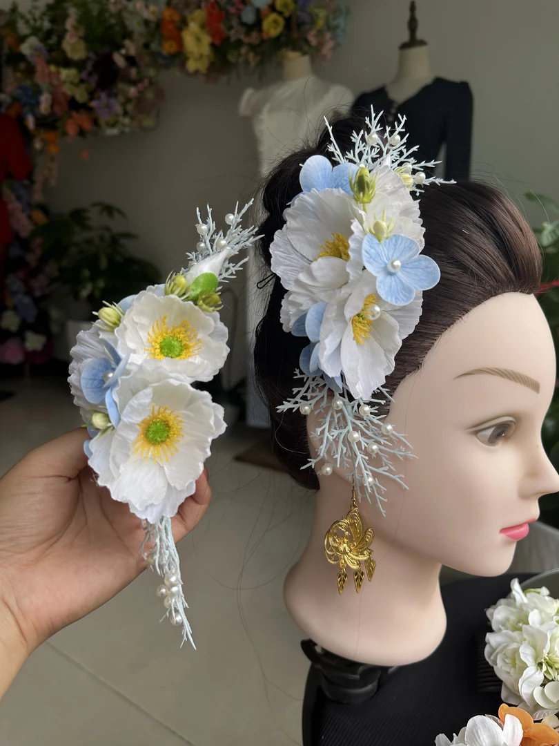 沙芭利 西双版纳傣族服装头花 多色