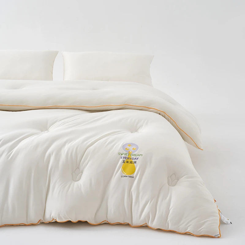 新款超柔保暖A类小亲芯玉米纤维被学生春秋被子双人冬被加厚被芯