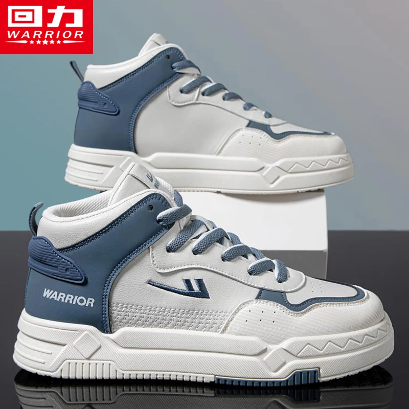 回力男鞋情侣高帮板鞋2025春季新款潮鞋休闲鞋百搭厚底运动鞋子