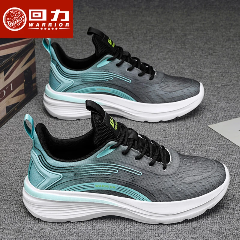 回力男士减震网鞋2025夏季休闲轻便潮鞋跑步软底网面透气跑步鞋
