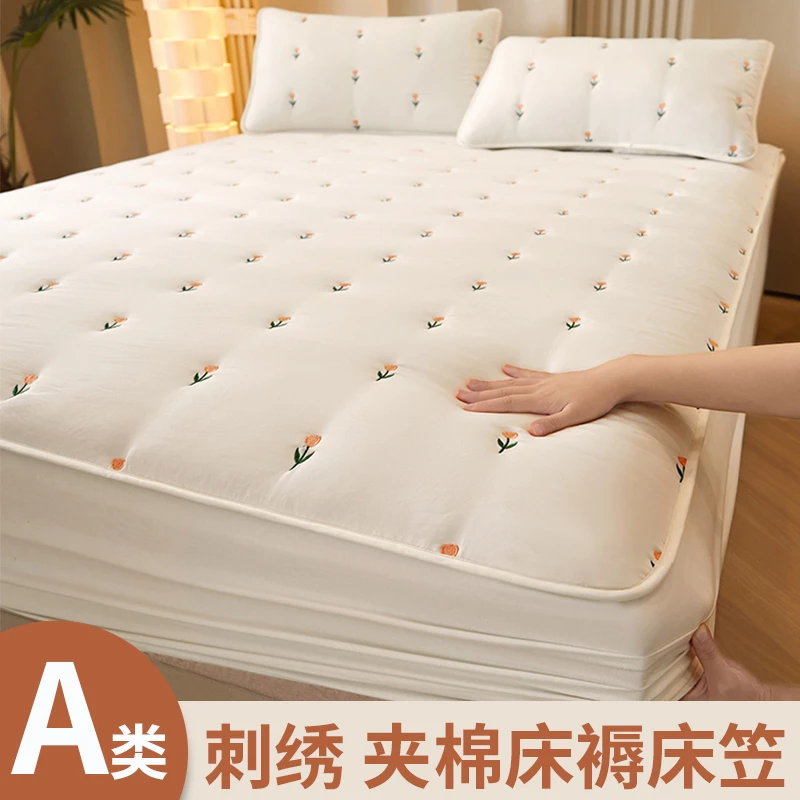 2023新款床笠保护罩夏季高级感四季通款床垫罩家用高档床单防滑垫