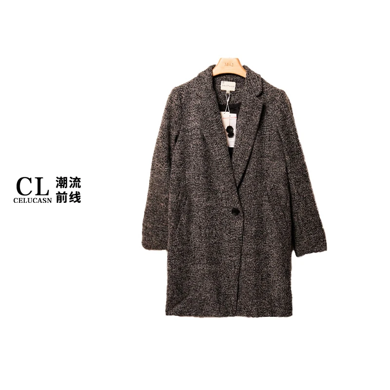 龙哥—女款2024秋季女呢西装K5SBX050