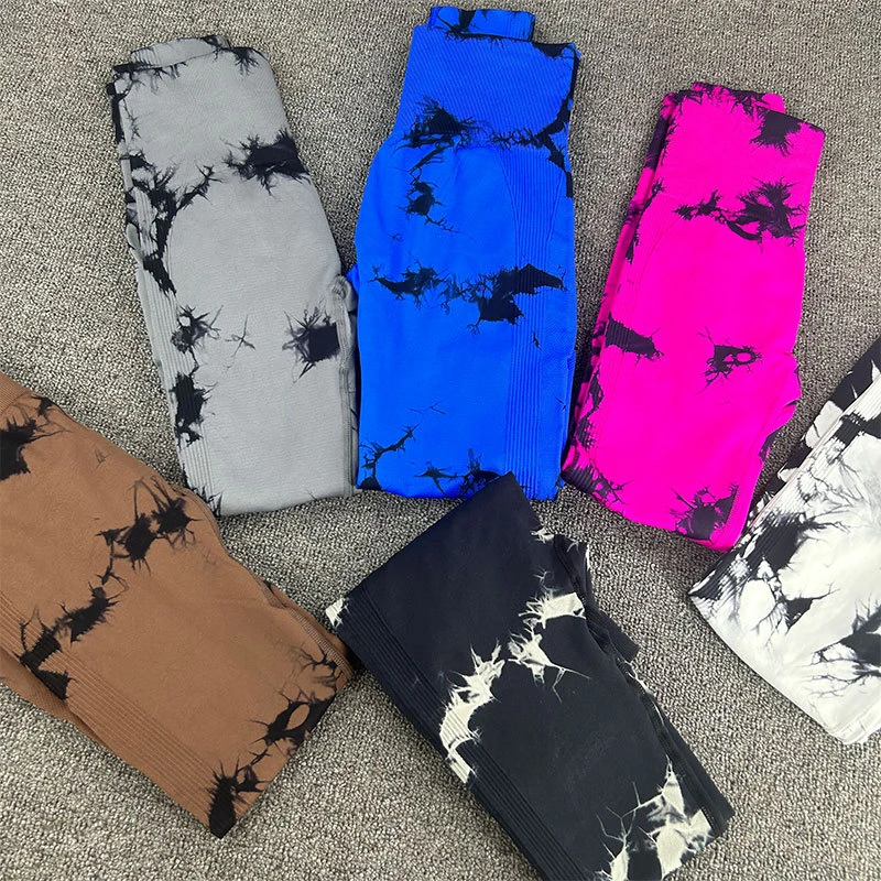 【达人专属19色】健身裤泼彩色蜜桃臀瑜伽裤运动训练蜜桃裤女高腰