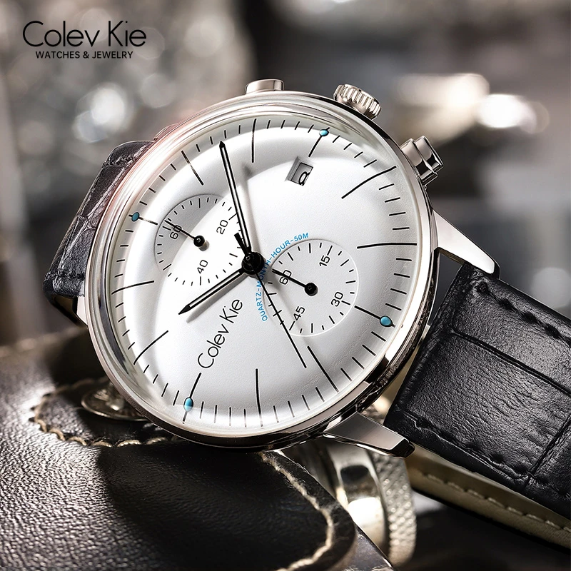 官方正品小CK手表男士2024新款十大品牌全自动多功能男表