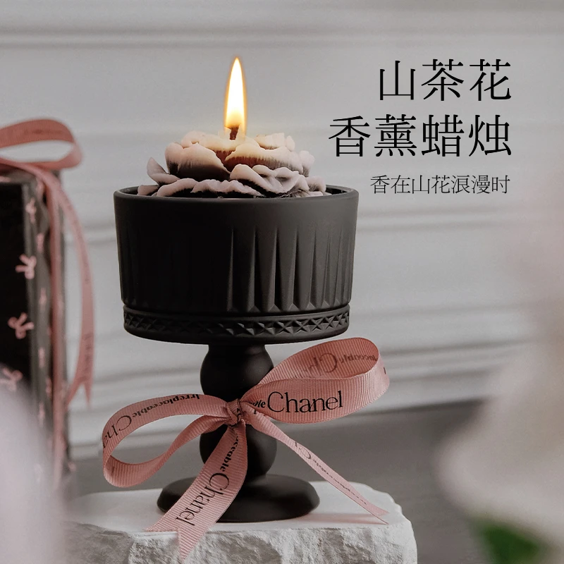 香薰蜡烛礼盒香氛卧室持久留香小众高级感送女生女朋友节生日礼物