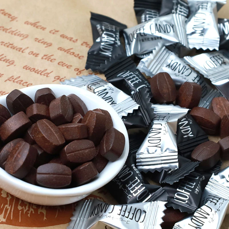 【分享装】零食狂咖啡糖压片正品开车加班网红原味黑咖啡豆糖果即食