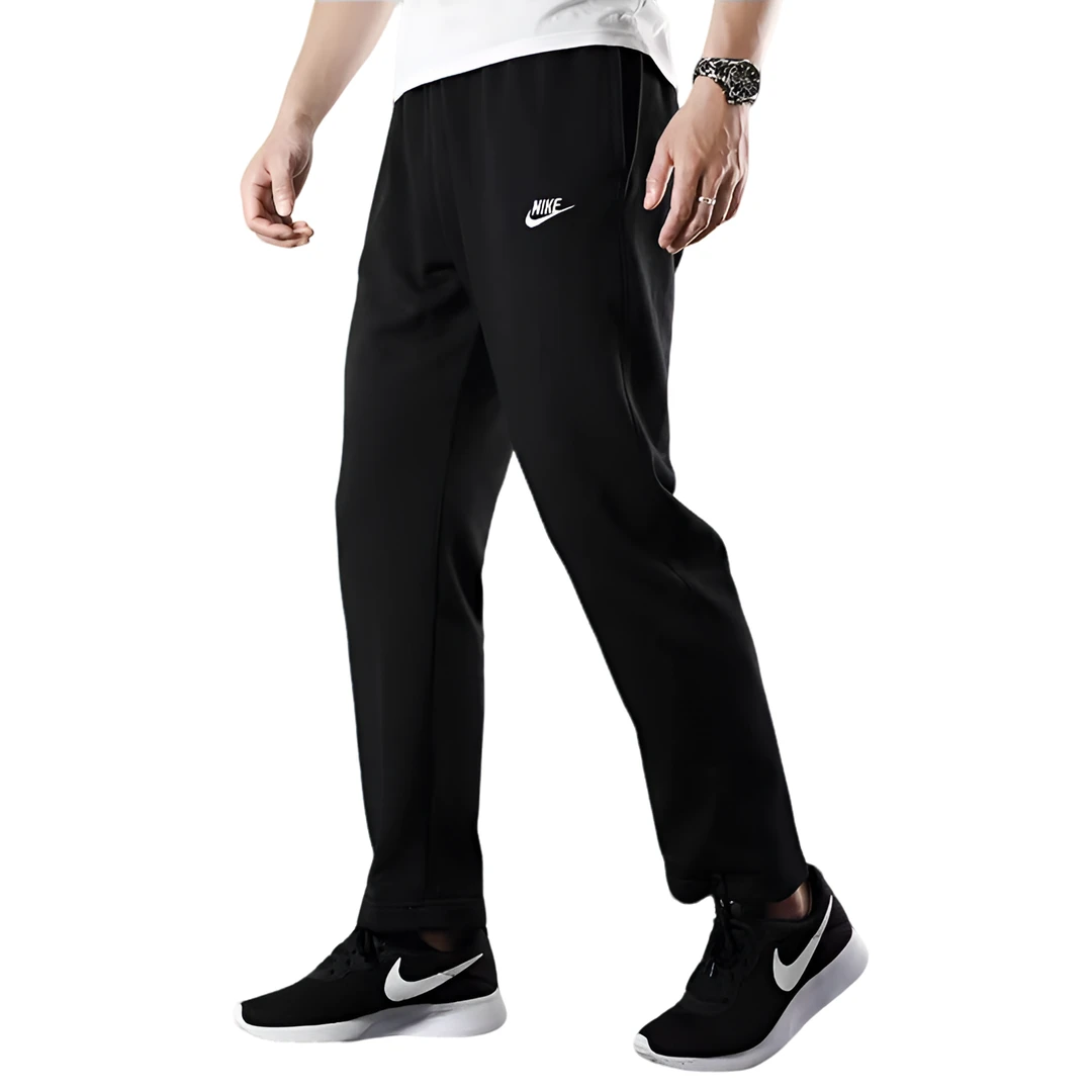 NIKE/耐克男子夏季黑色薄款宽松针织百搭经典透气休闲裤BV2714010