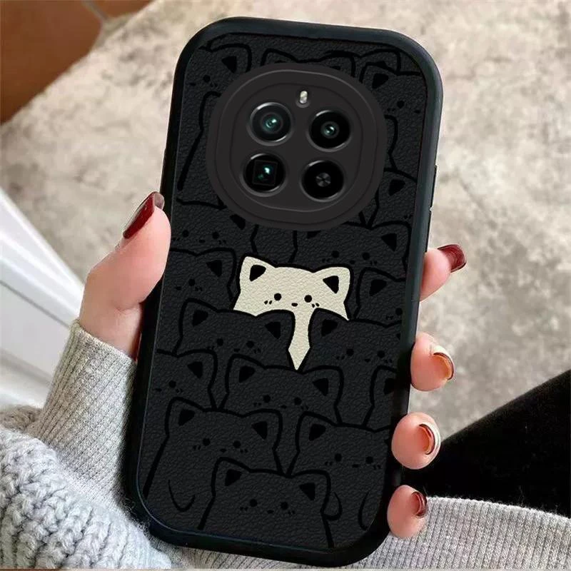 opporealmegt5pro创意满屏可爱猫咪手机壳个性男女软套全包防摔磨