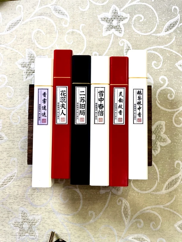 线香6款（二苏旧局雪中春信灵韵玫香香雾迷迭鹅梨帐中香花蕊夫人）