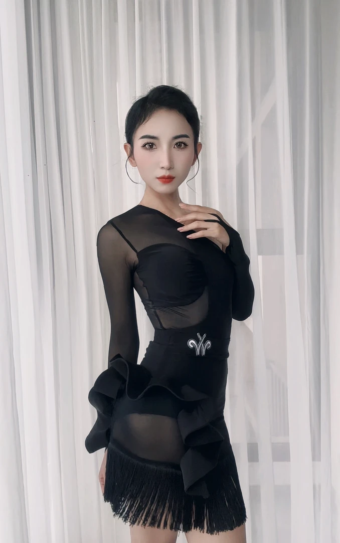 VVDance 不规则舞服两件套