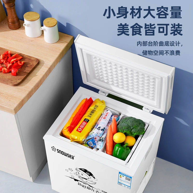 香雪海冰柜家用小型冷冻柜 小冰柜家用 冰柜清仓处理直播冷冻冰柜