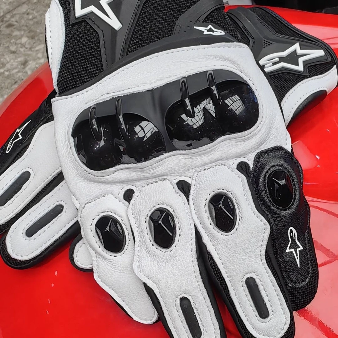 某星四季春秋国产男女触屏骑行摩托车骑士机车手套装备透气防滑