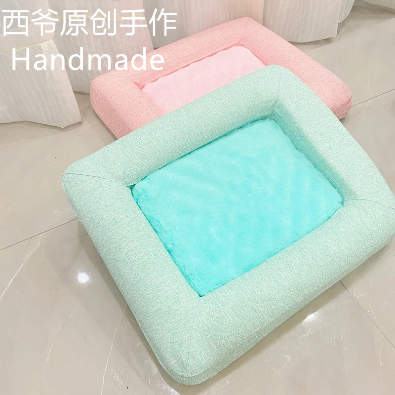 宠物狗窝四季通用整体可拆卸拆洗中小型犬猫猫泰迪窝垫睡垫沙发垫