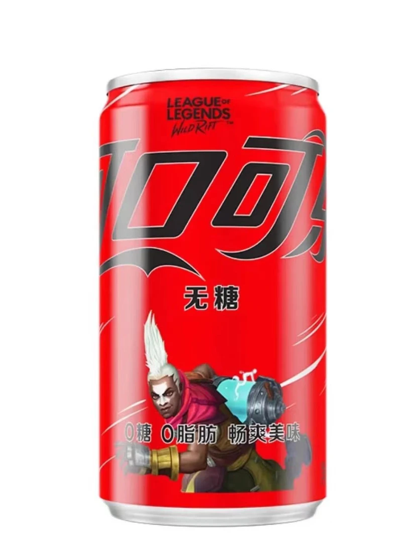 【12罐】可口可乐无糖碳酸饮料200ML即饮迷你小罐美味方便罐装畅饮