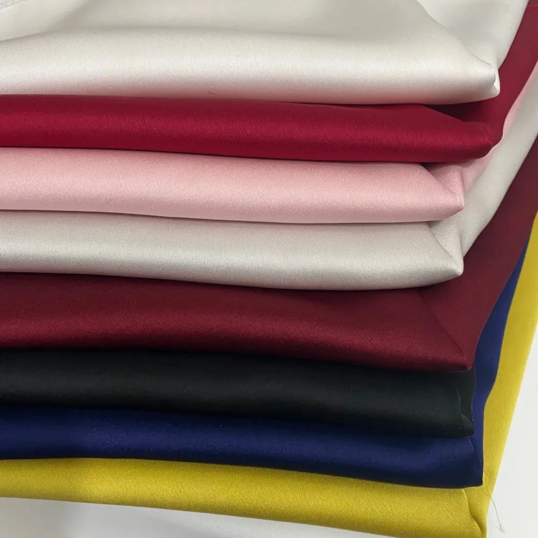 3号醋酸面料重磅垂顺光面西装吊带连衣裙婚礼旗袍家纺布艺布料