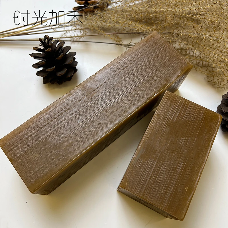 巧克力润肤精油皂方形手工家用家用精品随身便携复古大号传统简约