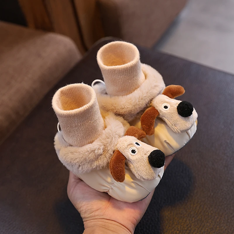 冬季婴儿鞋男女宝宝软底学步6到12个月新生儿加厚3-9个月初生保暖