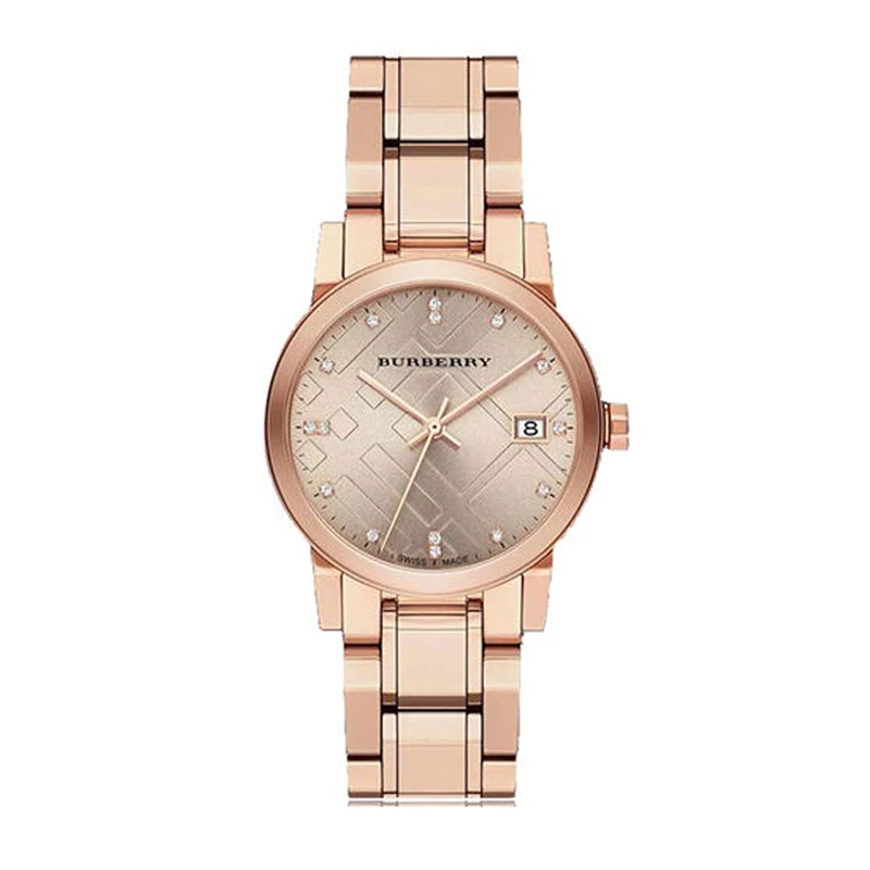 【娜姐专属】Burberry博柏利带钻女士石英表34表盘BU9126