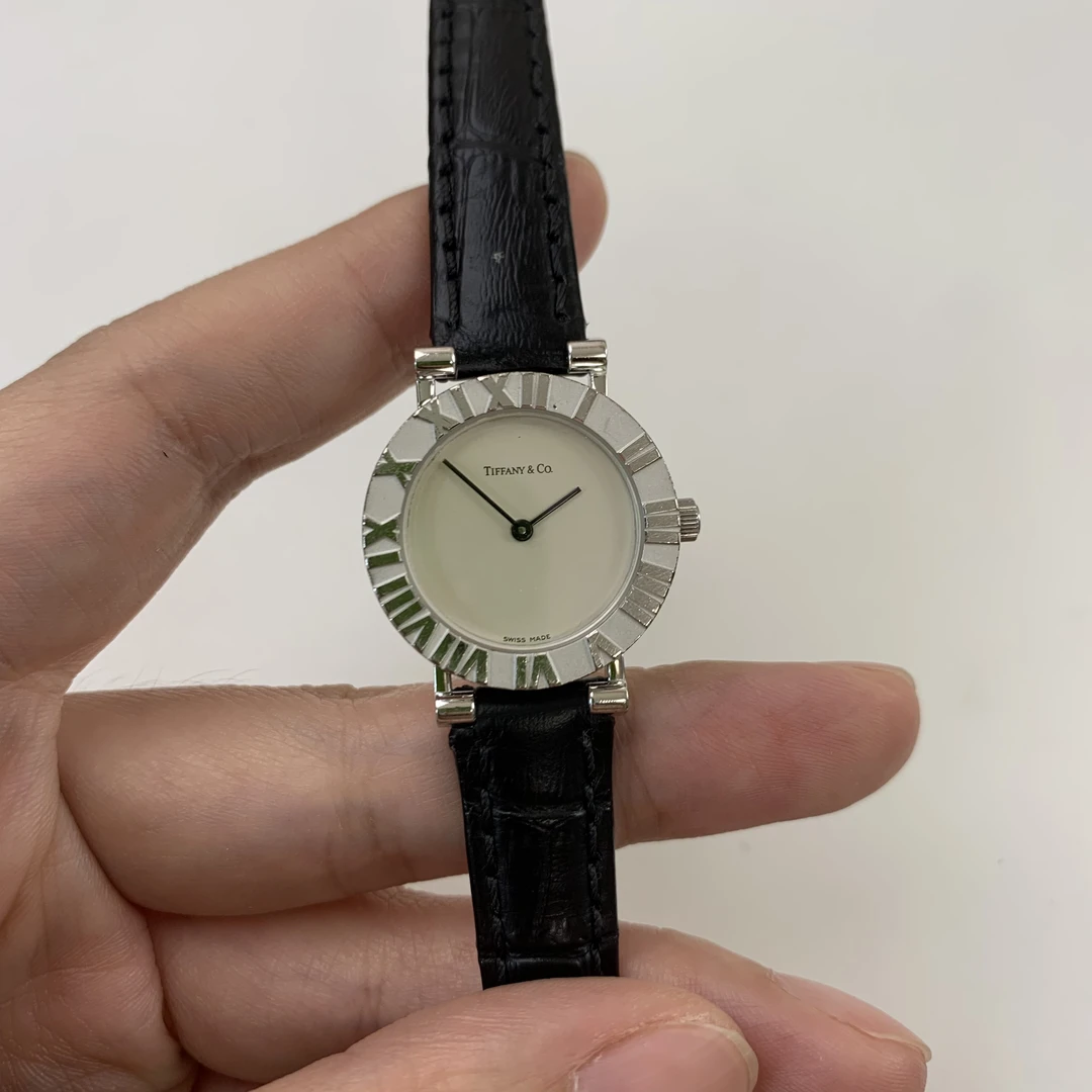 90新 Tiffany & Co./蒂芙尼 PD610/女士石英腕表/表径24mm时尚