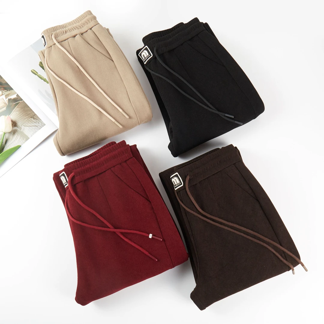 2024冬季新款！M标加绒加厚休闲裤！女款百搭卫裤！