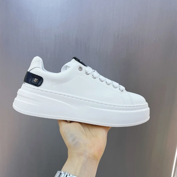 秋季新款时尚韩版低帮百搭经典男士小白鞋9833