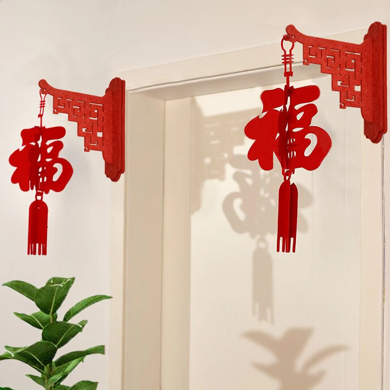 手提新款过年儿童旋转太阳能民族风喜庆镂空设计适用新年灯笼福