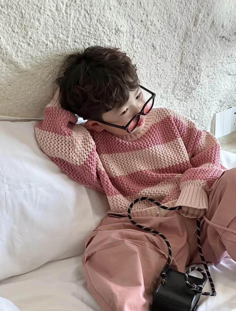 【XST.JDB】-2024秋款首轮扩版镂空儿童线衣