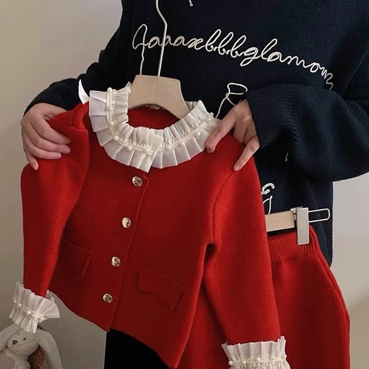 557新款韩版女童气质小香风套装[TY]