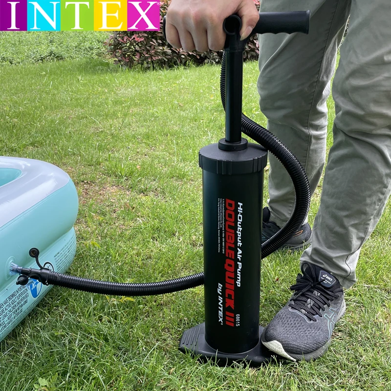 超大号打气筒水池吹气抽气两用篮球游泳圈皮划艇充气床垫手推拉泵