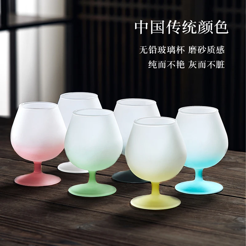 糖果水杯高颜值礼物纯手工无铅水晶鸡尾酒杯女网红新款仙桃玻璃杯