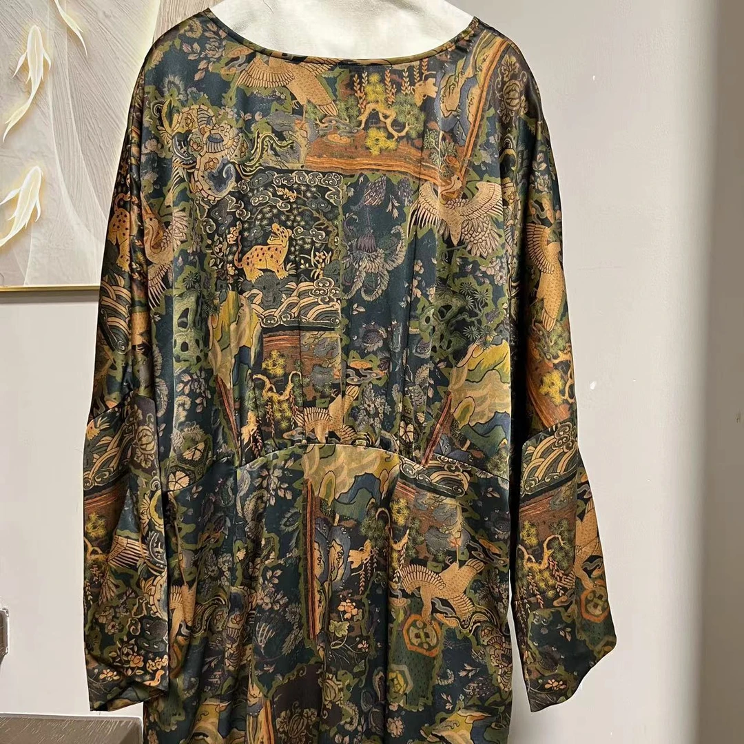 服装人茜茜 香云纱 高货连衣裙孤品