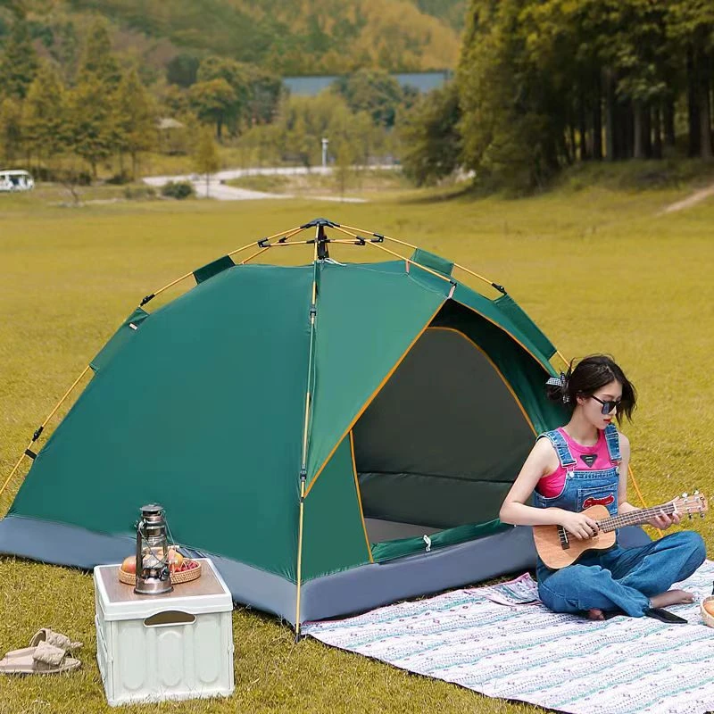 帐篷户外便携式折叠全自动露营速开露营防晒加厚防雨防风过夜帐篷