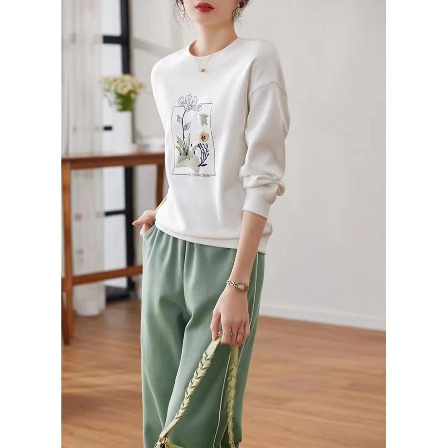 特！门店24&9！清新设计感~一套出街免穿搭休闲套装女 L72610