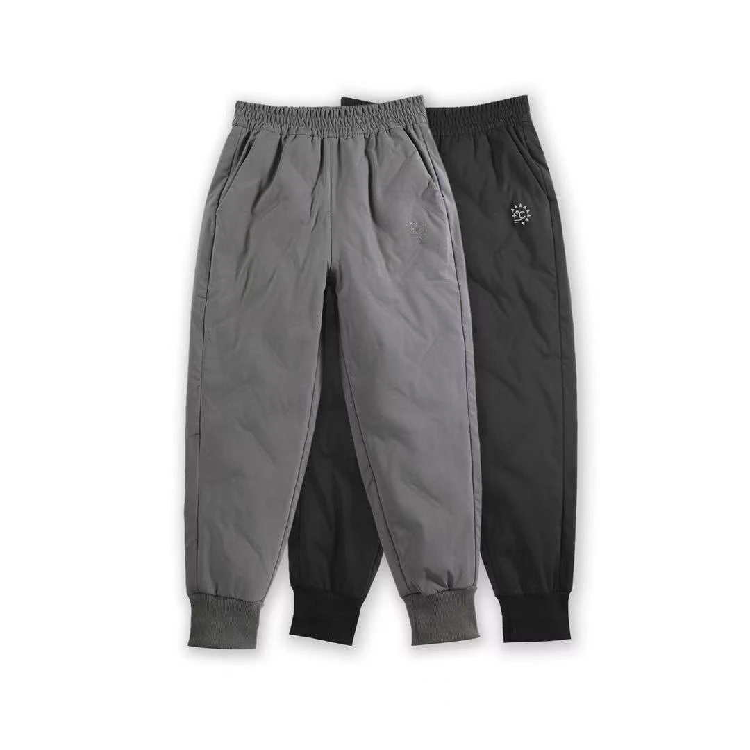 冬季男女同款厚款保暖无痕羊毛防风裤