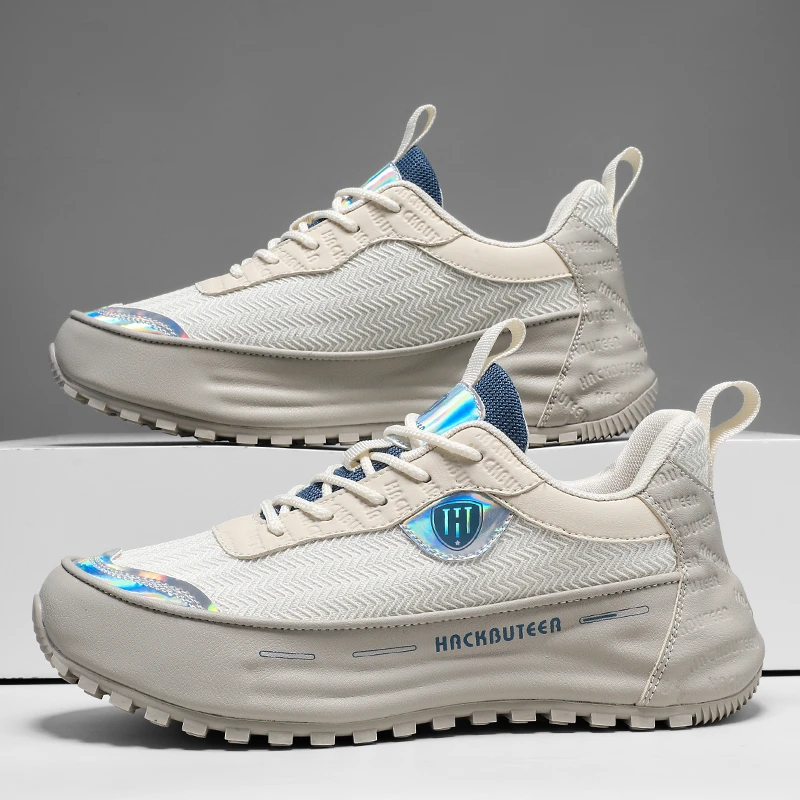 HACKBUTEER/火枪手秋季新款休闲百搭轻奢男女软底情侣运动跑步鞋