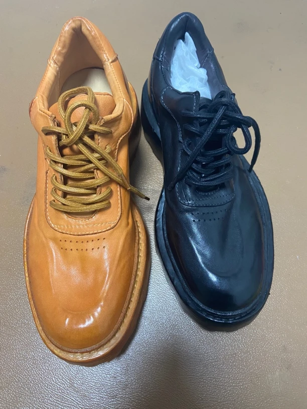 重工水洗马皮时尚百搭慢跑游艇