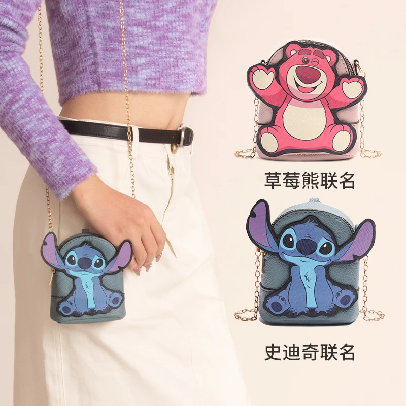 阪织屋迪士尼系列联名款多功能个性卡通便携链条包小包包