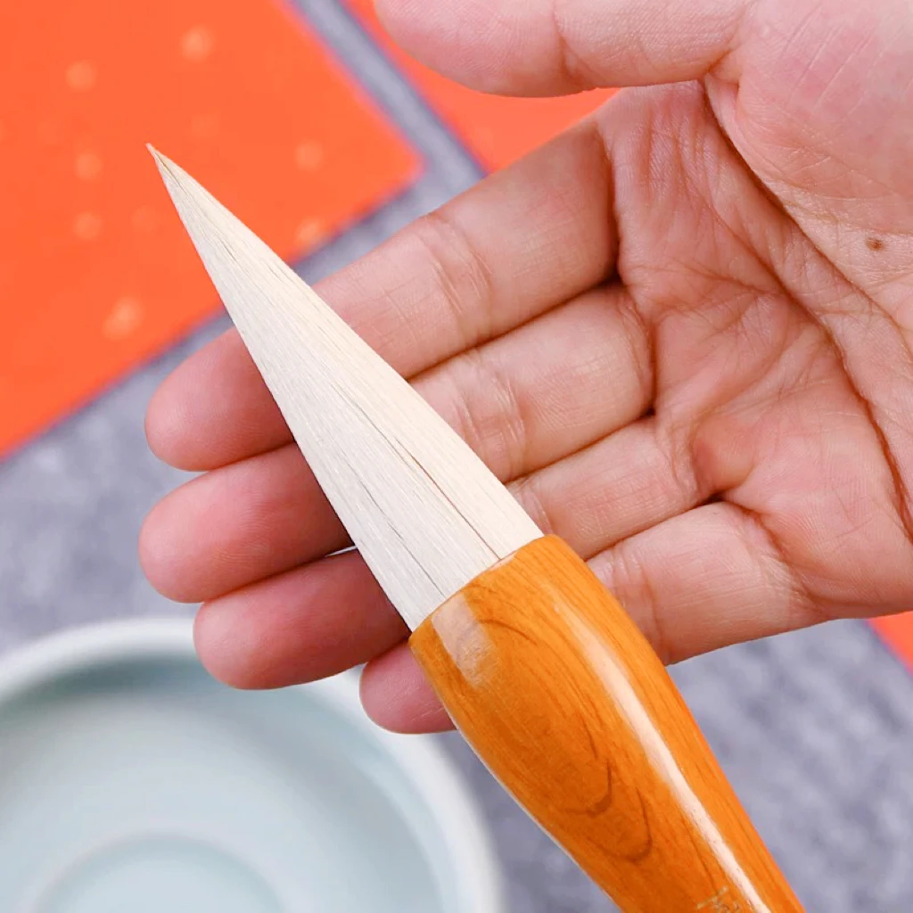 【羊兼毫抓笔】出峰7.0口径2.0对联笔榜书书法毛笔毛笔书法专用笔