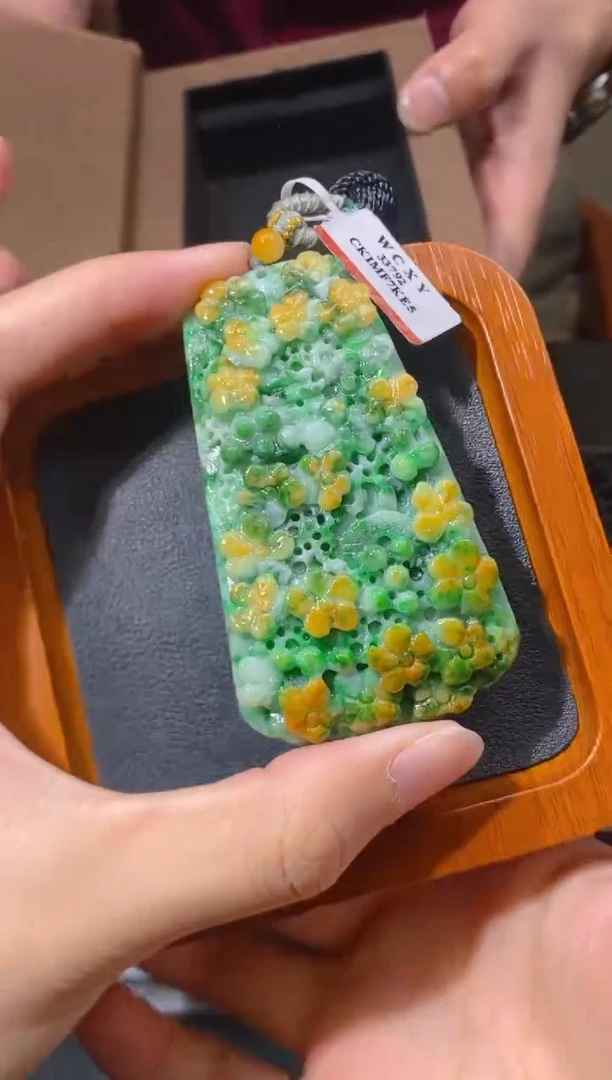 【闪购商品】翡翠颈饰未镶嵌1028wc0049