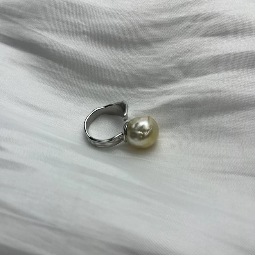 【纯恬珍珠】天然海水珍珠戒指（多样性发货发一）