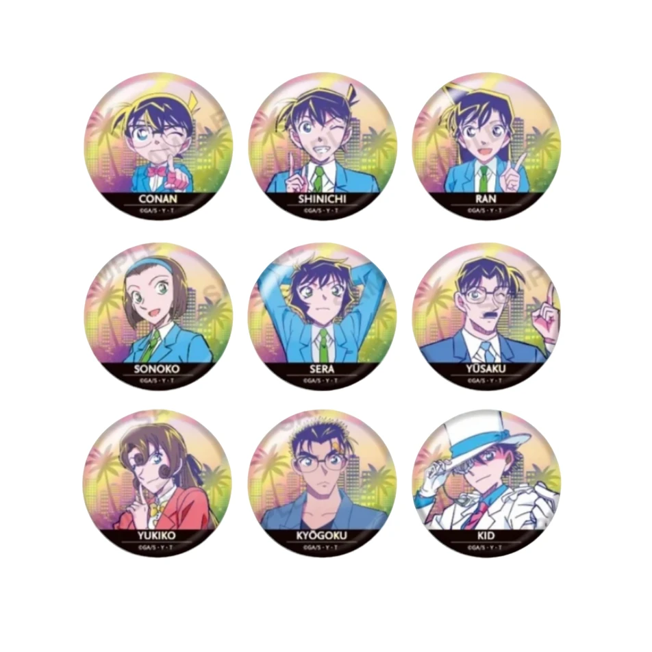 【代拆】名侦探柯南城市霓虹风ver闪吧唧