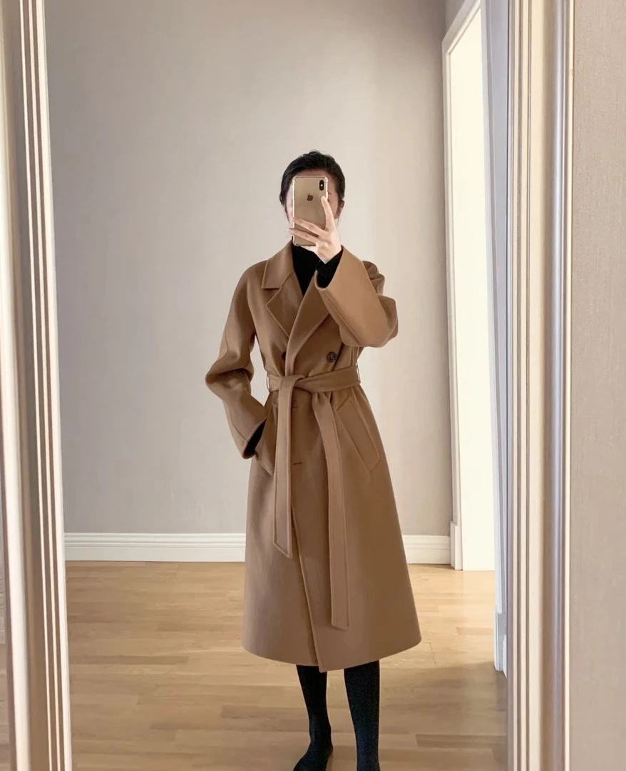 001-100合【田田女装】新款高端韩版大衣时尚五一旅游出街衣服