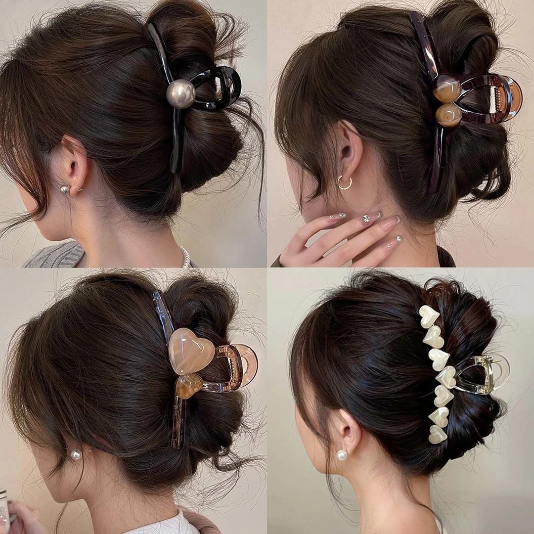 2024高级感鲨鱼抓夹抓夹网红鲨鱼夹新款发饰仙女款抓夹鲨鱼发卡女