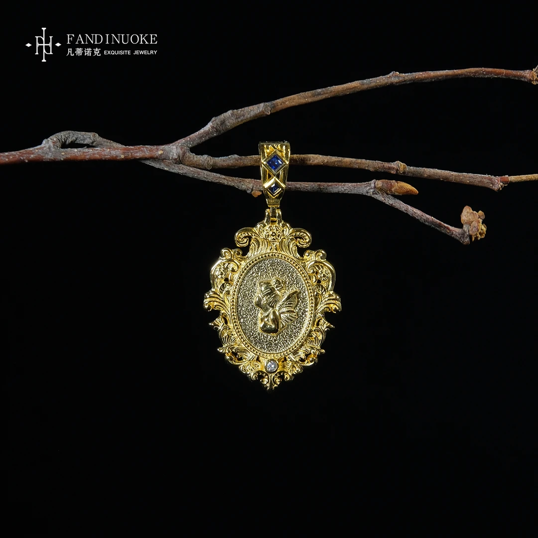 吊坠925银 【加加专属】19 MJ2132-时尚百搭设计款吊坠-22*38mm