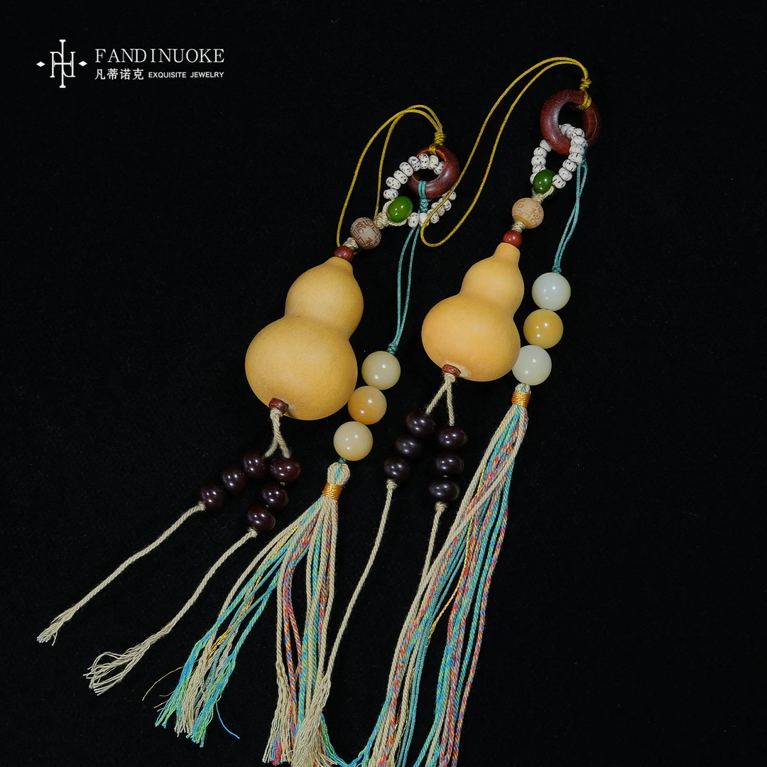 非金属木质吊坠 【加加专属】8  MJ7665-小葫芦挂件-多样性发一件