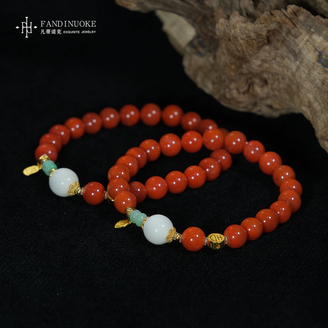 【加加专属】10  MJ4116-南红DIY凝香轻奢手串-多样性发一件-7mm