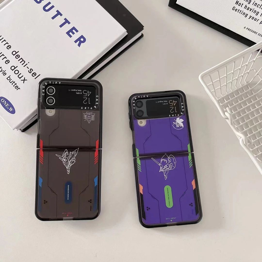 适用casetify联名EVA机甲三星zflip5手机壳折叠zflip4/3亚克力保