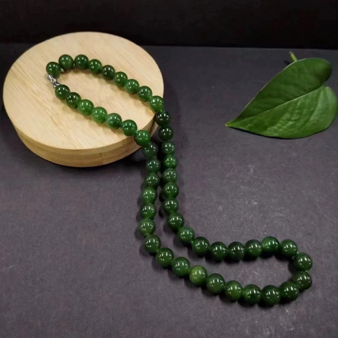 和田玉碧玉8mm妈妈链