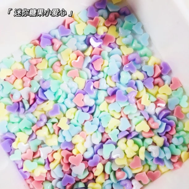 『故人甲』手工卡通/糖果色熊爪/鸡蛋花太阳花/爱心/树脂DIY钻