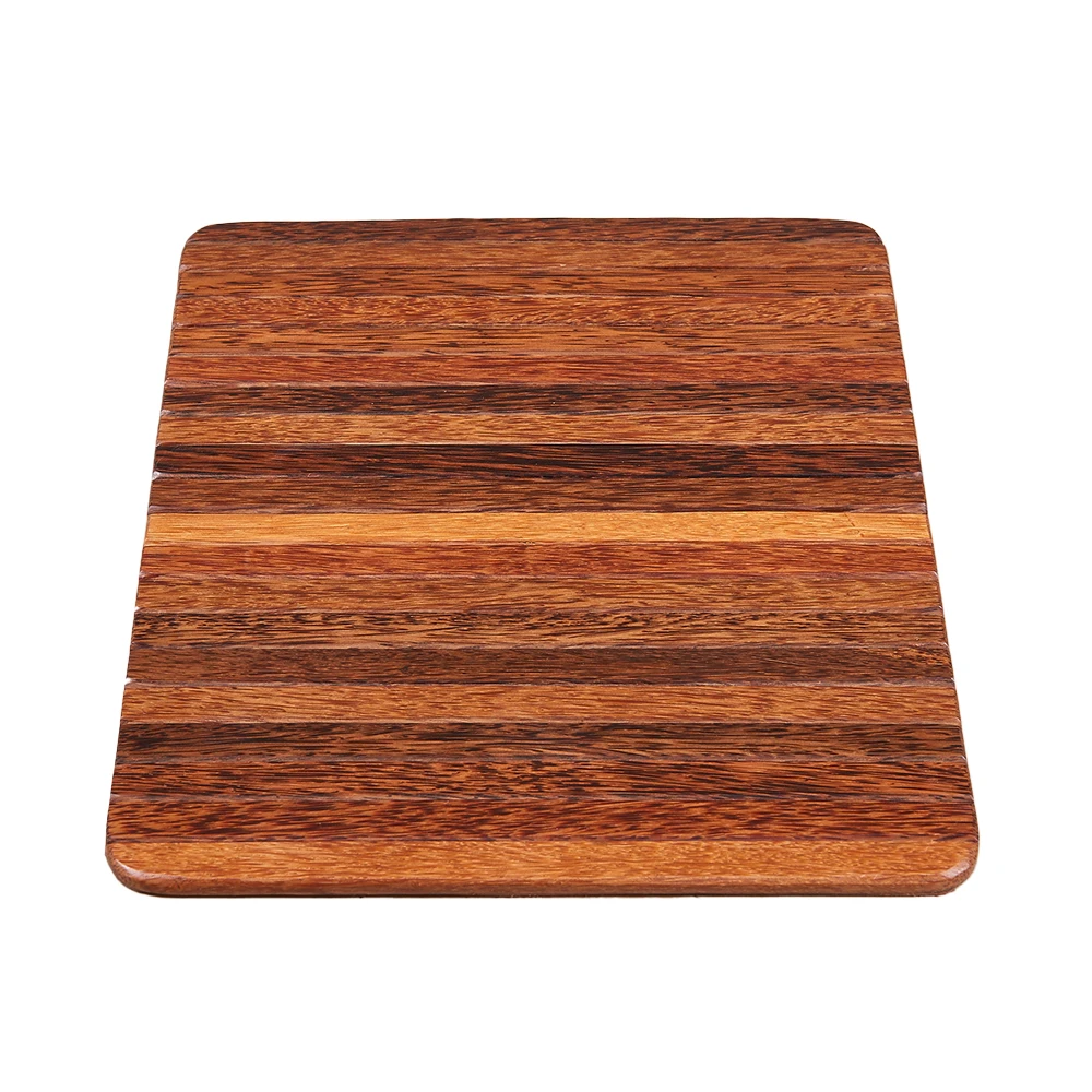 PACIFICGREEN椰木原材纯手工大号茶盘加厚桌垫木制干泡方形日式